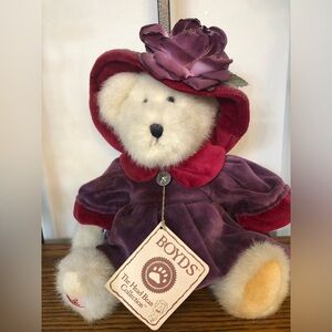 Boyds Bear- “Ms Rouge Chapeau”- Vintage Collectible